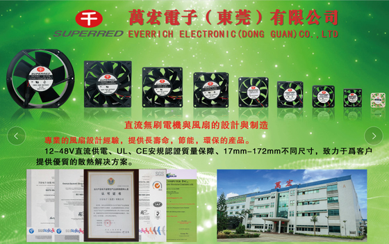 Циркуляционный вентилятор шкафа сервера дома PBT 94V0 40x7mm Cheng
